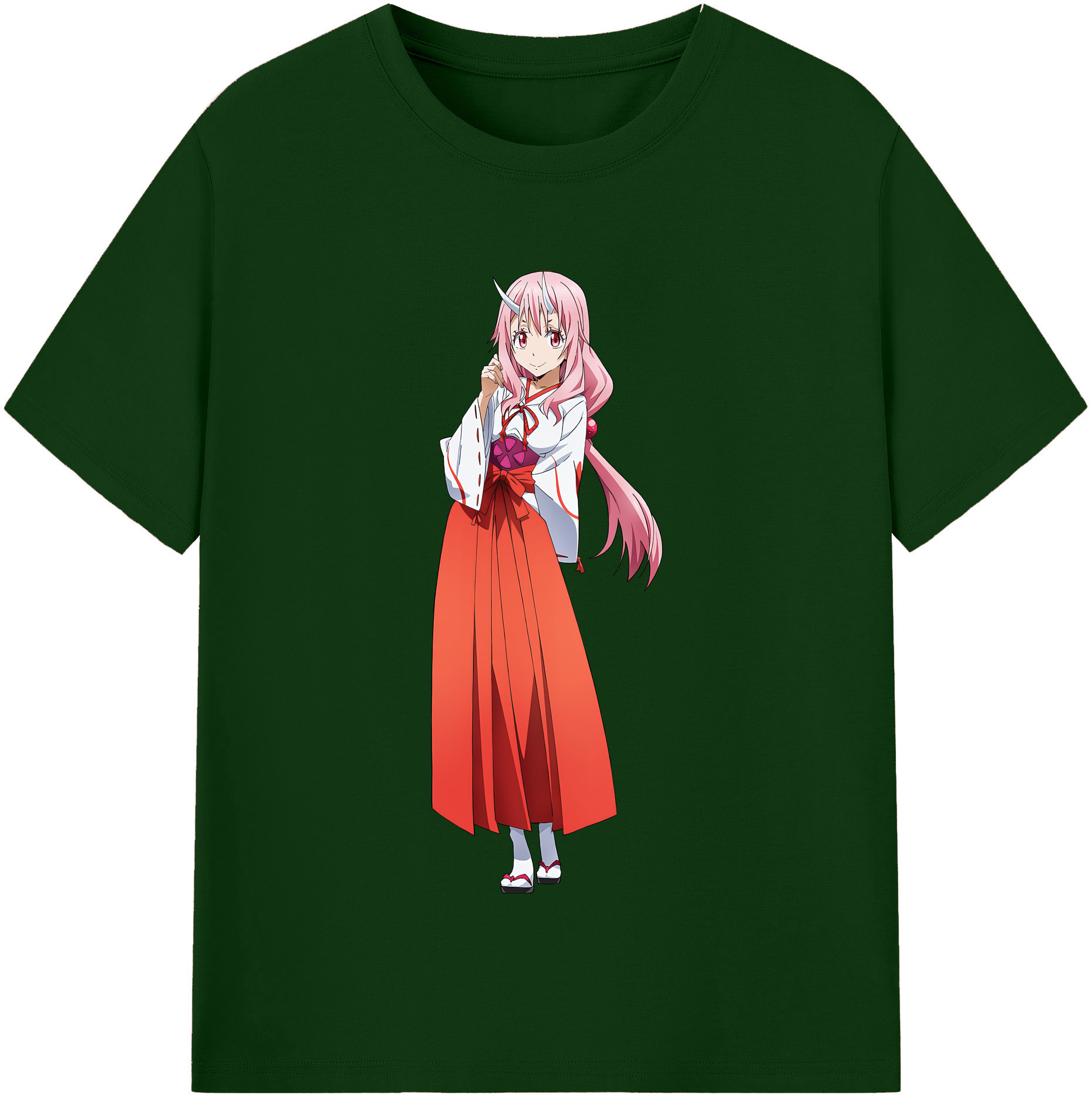 （画像用） 転スラ Regarding Reincarnated to Slime 綿100％半袖Tシャツ（フロントプリント）